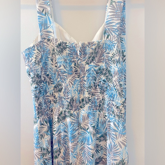 NWOT Lucy Paris Tropical Print Midi Dress w/Bow Tie Straps - XS - Picture 8 of 11